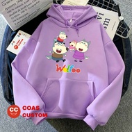 WOLFOO CHILDREN'S SWEATER THICK MATERIAL WOLFOO CHILDREN'S HOODIE