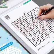 SHANLIN Maze Training Book, Early Education Maze Book Maze Game Puzzle, Funny Puzzle Intelligence De