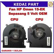 HP FAN OMEN 15-EK TPN-Q236 M04218-001 ND85C26-19J24 5 OEM PairVOLT