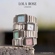 LOLA ROSE Laura Rose urban City Roaming Series Watch: Blue-Toned Small Square Watch