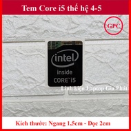 Core i5 4th Generation, 5th Generation Stamp - Black