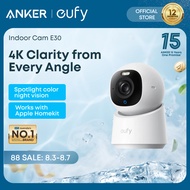 [SIRIM] ANKER eufy Indoor Cam E30 Homekit Security Camera 4K UHD Color Night Vision 360 Pan-Tilt wit