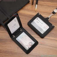 🌻Taiwan Shipping Genuine Leather Work Permit Card Holder Airport Multifunctional Work Pass caac Civi