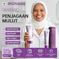 IROhada Optic White Purple Toothpaste 100g For Whiter Teeth and Fresh Air
