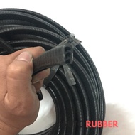 Rubber U List Clamp Rubber Door Rubber Single Clamp Rubber 1 roll - 50m