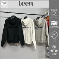 FEAR OF GOD ESSENTIALS unisex oversize hoodie, men's and women's fashion, loose cotton felt material