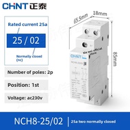 CHNT | Rail-Mounted AC Contactor Single-Phase 220V/24V Relay