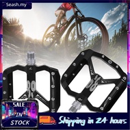 Seashorehouse RiToEasysports Aluminum Alloy Cycling Pedals  4.1x3.9x0.6 inch Chrome Molybdenum Steel
