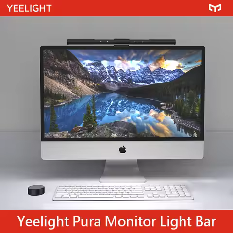 YEELIGHT Pura Monitor Light Bar LED Screen Hanging Light 45° Angle 40cm Eye Protection Touch Control