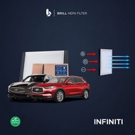 Brill HEPA Filter - INFINITI - Car AC Filter/ Cabin Filter Car Air Purifier/HEPA Filter/Deodorizer