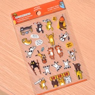 Acrobat Cats Removable Stickers