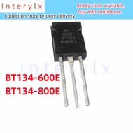 10pcs/lot Brand New In-Line BT134-600 BT134-600E BT134-800 BT134-800E Two-Way Controllable Silicon T
