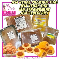 (HALAL) PREMIUM/BIASA JEM NENAS STRAWBERRY BLUEBERRY TART NENAS PINEAPPLE JAM PASTE