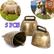 5pcs Goat Necklace/Antique Cow Bell Cow Necklace Bell Goat Bell Cow Bell Cow Bell Loud Sound Cow Bel