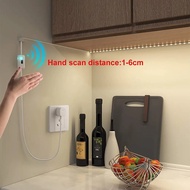 LED Strip Light Hand Broom Induction 1M 2M 3M 4M 5M Set Motion Sensor Cabinet Lights 3000K 6000K LED