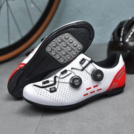 Cycling Shoes for Men Road Bike Sneakers White Self-locking Ultralight Outdoor Mountain Bike Shoes Cleat Shoes MTB Bicycle Shoes Size 36-48 YUANSHENG