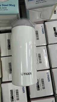TIGER 虎牌 不鏽鋼保溫杯  珍珠白 360ML 【平行進口】