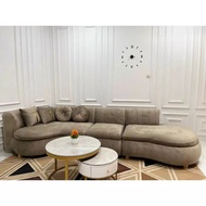 sofa minimalis curved / sofa / sofa free bantal