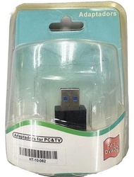 MEC - HT-10-062 USB 3.0 公對母轉接器，90°角型 [平行進口]