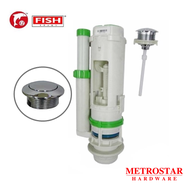 Fish Brand Single Flush Button Cistern Valve