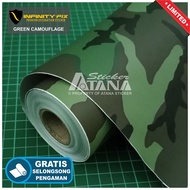 Skotlet Army Loreng Scotlet Doreng Tentara TNI Stiker Hijau Militer Kasar Sticker Camouflage Camo De