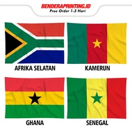 South African Flag | Kamerun | Ghana | Sentegal Printing