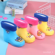 KY-# 2019Spring New PAW Patrol Children's Baby Rain Shoes Thick Bottom Non-Slip Rain Boots Boys Girls Toddlers Cotton Ra
