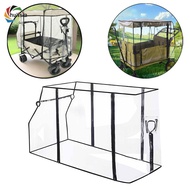 [chulisia] Wagon Rain Cover Portable Foldable for Trolley Shopping Cart Accessories