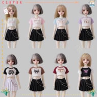 CLEVERHD T-shirt Pleated Skirt, Mini Cute Princess Chain Skirt, Gift Toys DIY Accessories Fashion Do