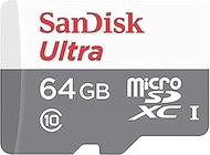 SanDisk SDSQUNR-064G-GN3MN Ultra MicroSDXC Memory Card, Class 10, UHS-1, 64GB