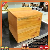 Wooden Box 35X35 X 35-50 Cm Wooden Crate Lid Wooden Crate Box Multipurpose Storage Box [M1]