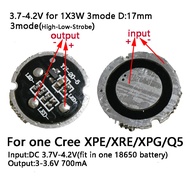 LED Driver For Cree XPE XRE XPG Q5 XML L2 T6 XHP50 XHP70 18650 battery LED flashlight Power Supply