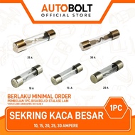 Large Glass Fuse 15 20 25 30 Ampere A Glass Fuse Tube Fuse 15A 20A 25A 30A Ampere