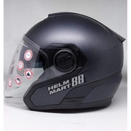 NOLAN N40-5 SPECIAL N-COM 009 Black Graphite Helm Half Face N40.5 N40
