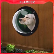 [FlameerMY] Dog Fence Window Transparent Doggie Fence Window Acrylic Dome Pet Bubble Window Viewer f
