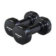 Rubber-coated dumbbells 3kg, 4kg, 5kg, hand weights, cheap home gym equipment