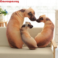 VORTEX Lifelike Animal Throw Pillow, Creative Plush Dog Pillow, Cute 3D Soft Cushion Office