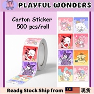 [🇲🇾 Ready Stock] Cartoon cute sticker gift handmade DIY accessories note book label student