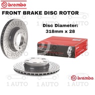 GENUINE BREMBO FRONT BRAKE DISC ROTOR PORSCHE CAYMAN S (987) 3.4 2.7