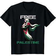 I Love Free Palestine Mother Children Gaza Strip Palestine T-Shirt
