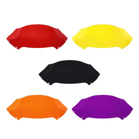 9 inch Motorcycle Front Fairing Wave Deflector Windscreen Windshield Protector Cover For Harley Tour