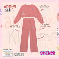 Girls Suits Ammigoz Sticker 4 6 8 10 12 salem Length 4t Practical F4B7 recommended Latest model Chea