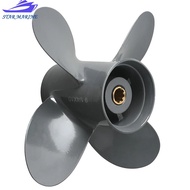FW Propeller 4 Blade 9 1/4X10 For Honda and Yamaha Outboard Motor BF8D BF9.9D BF9.9 BF15A BF15D BF20