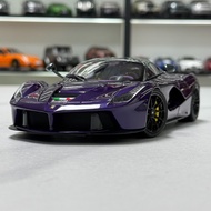 [Ready Stock] BBR 1: 18 Ferrari Laferrari Laferrari Dubai Purple Alloy Full Open Car Model Retail Pr