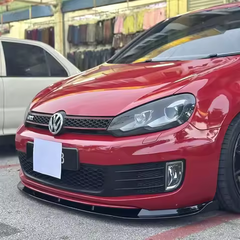 Maxton Style Car Front Bumper Lip Spoiler For VW Golf MK6 GTI Golf MK6 GTI 2009-2013 Front Boot Bump