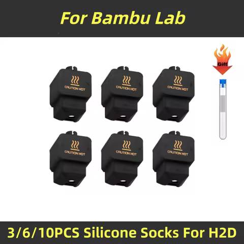 3D Printer Hot end Silicone Socks For Bambu Lab H2D High Temperature Resistance insulation 3D Printe