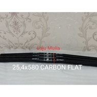 Handlebar FLAT LITEPRO CARBON 25.4x580