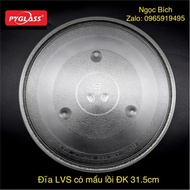 31.5 cm Glass Disc With Rotary Pad For Microwave Capacity 25L-30L