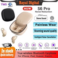 TWS Wireless Bluetooth 5.0 Headset Painless Stereo In-Ear Bluetooth Earbuds Noise-Canceling Bluetooth Headset