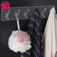 JARRED Storage Rack PVC Multi-Application for Bathroom,Kitchen Autohesion Traceless Clothes Hanger